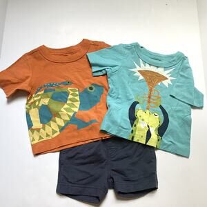 Tea Collection Turtle & Frog Mix & Match Outfit Bundle